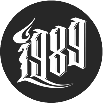 Dark Theme Logo for 1989 NZ Luxury Boutique